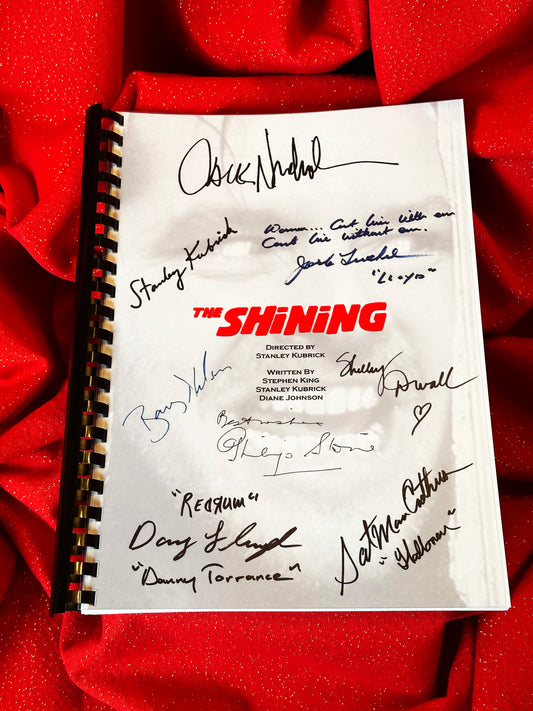 THE SHINING Movie Script, Horror, Nicholson