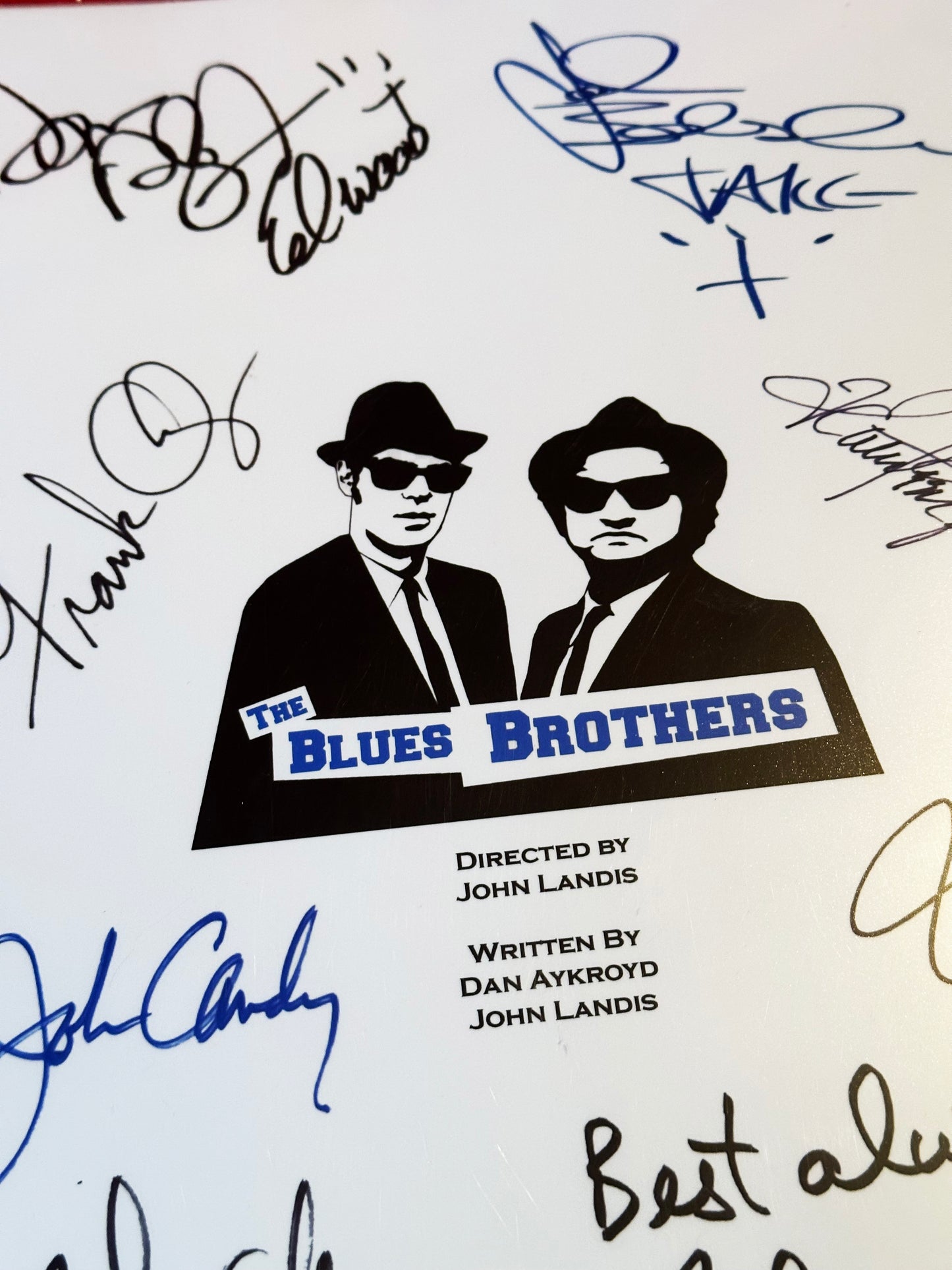 THE BLUES BROTHERS Movie Script, 80's, Comedy, Belushi, Aykroyd