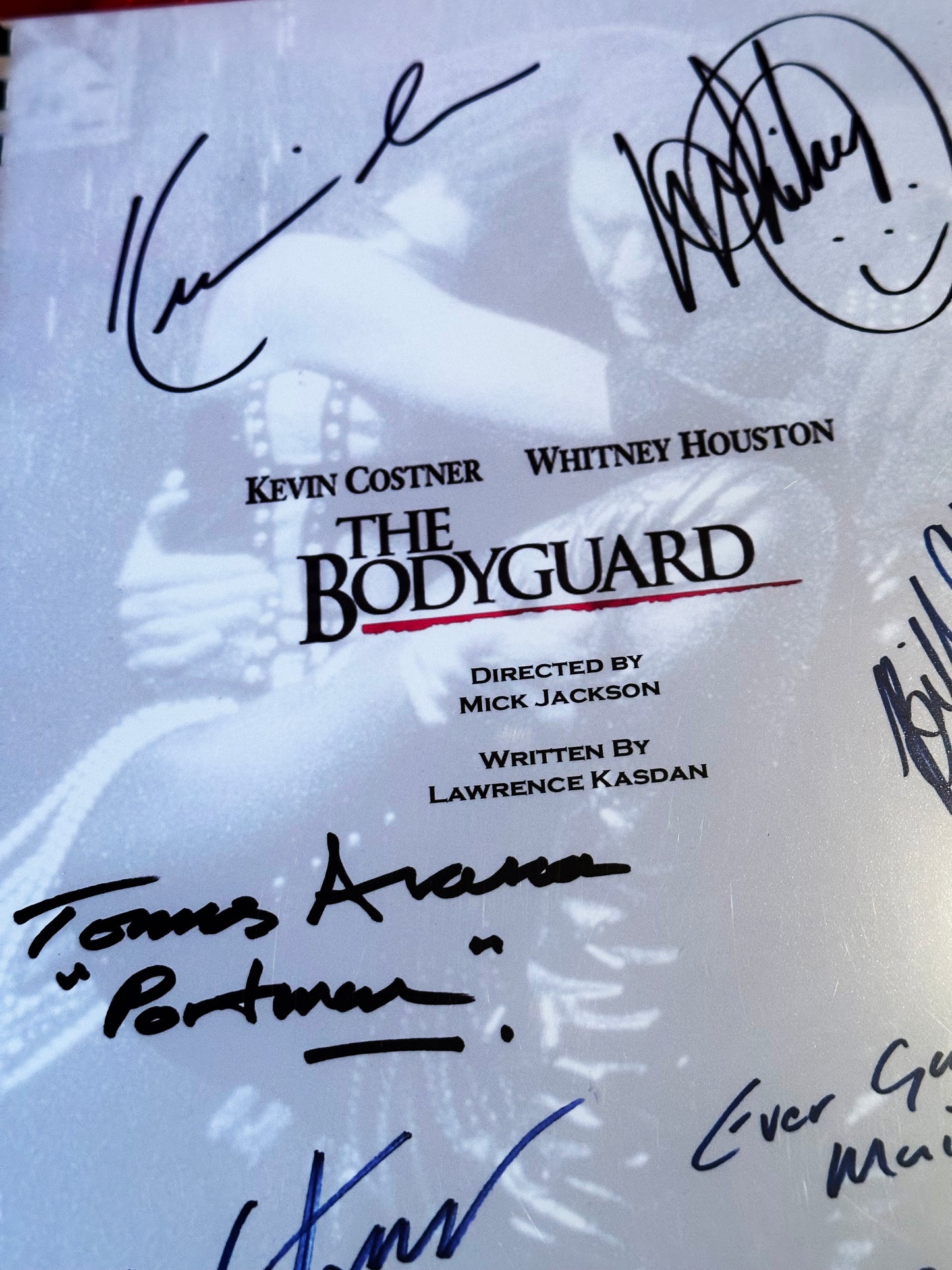 THE BODYGUARD Movie Script - Costner & Houston