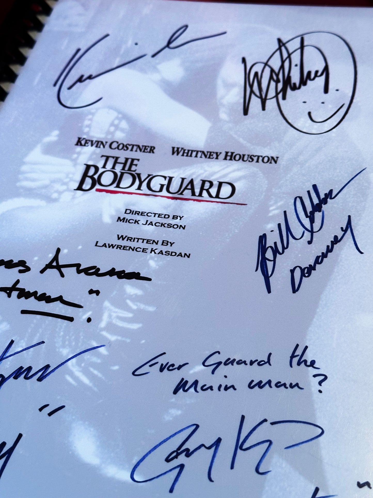 THE BODYGUARD Movie Script - Costner & Houston