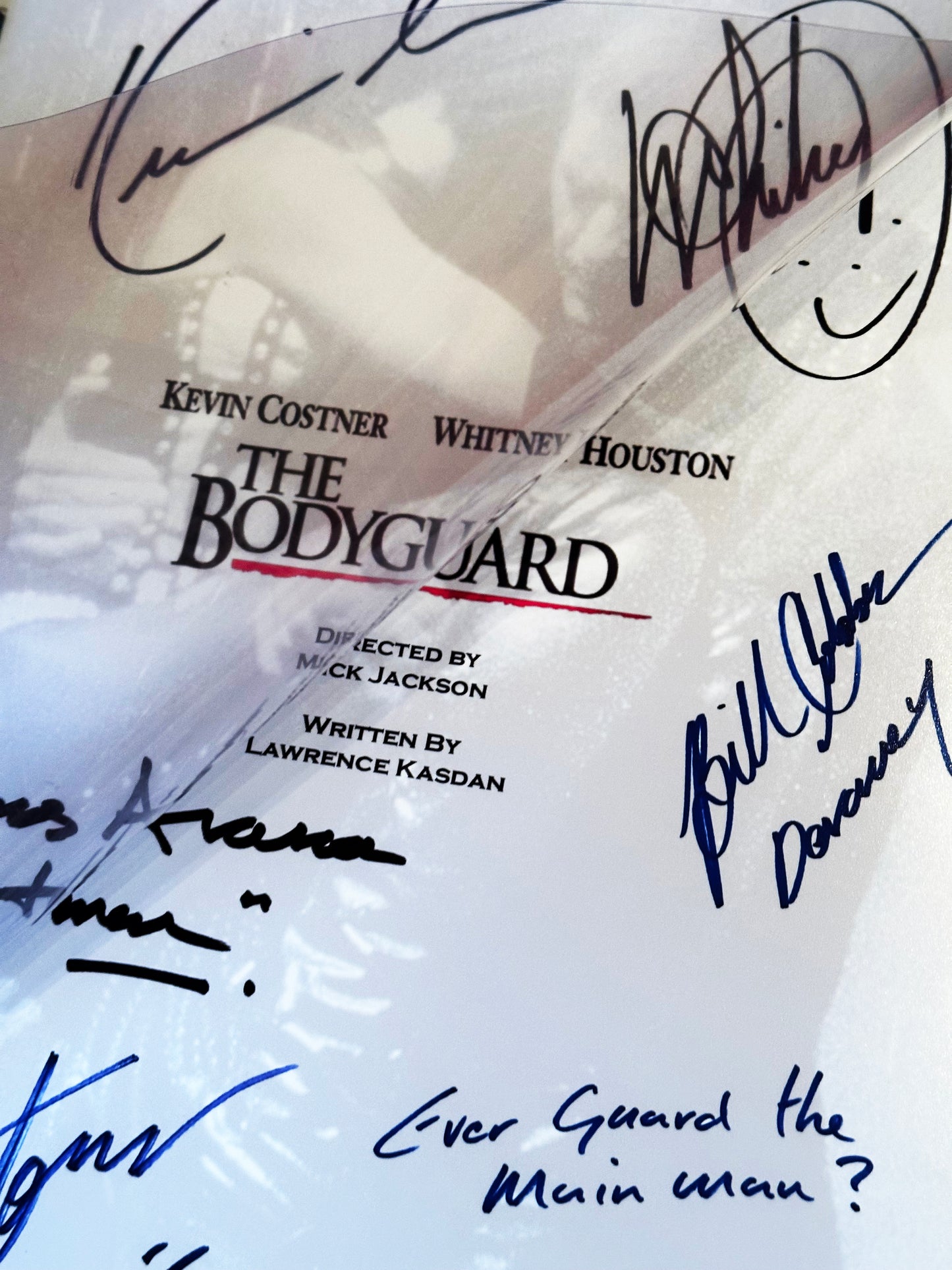 THE BODYGUARD Movie Script - Costner & Houston