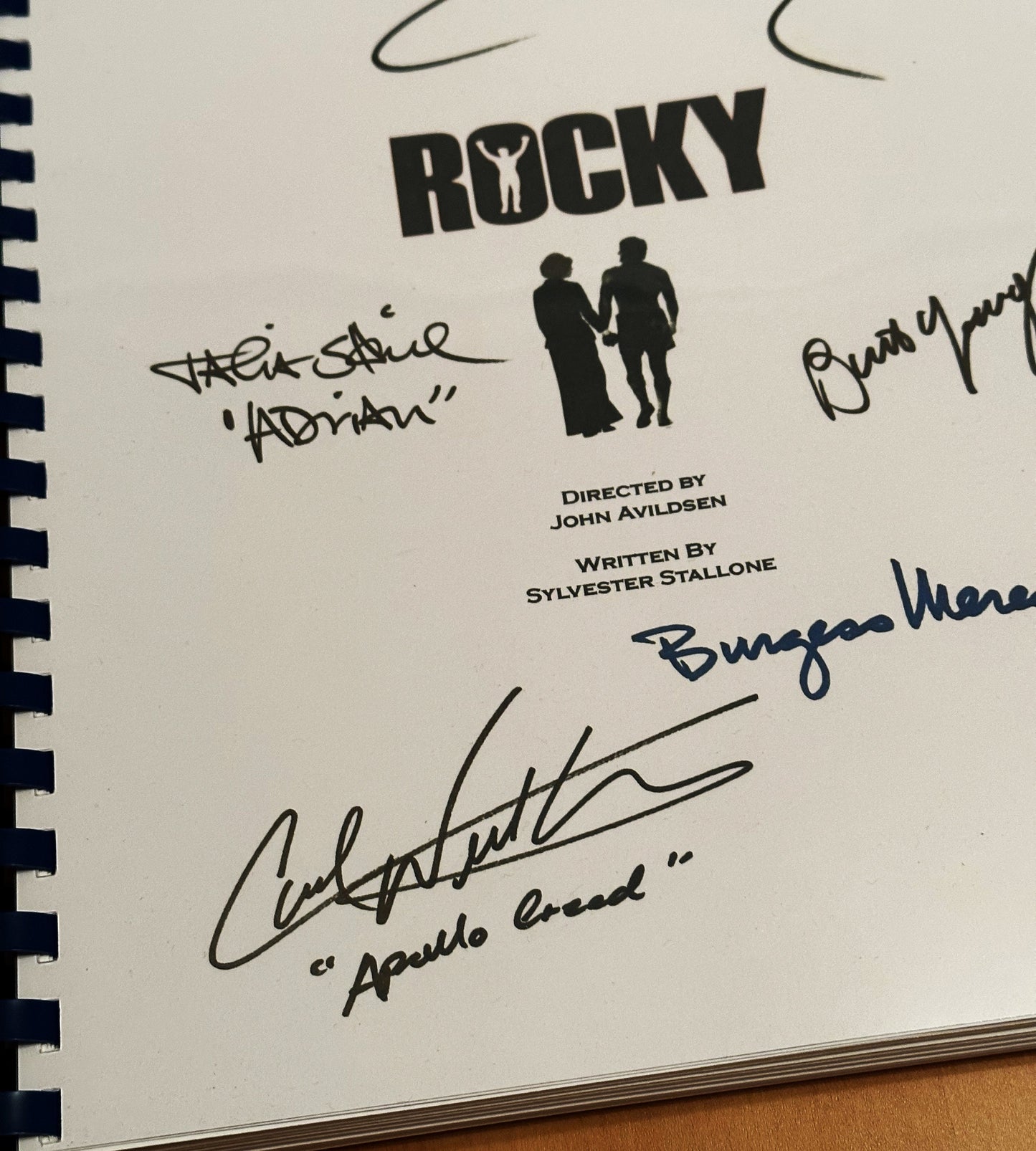 ROCKY Signed Movie Script, present, Birthday Gift, Movie Gift Film Script, Film Present