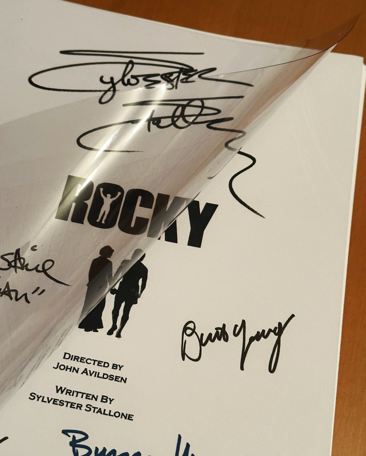 ROCKY Signed Movie Script, present, Birthday Gift, Movie Gift Film Script, Film Present