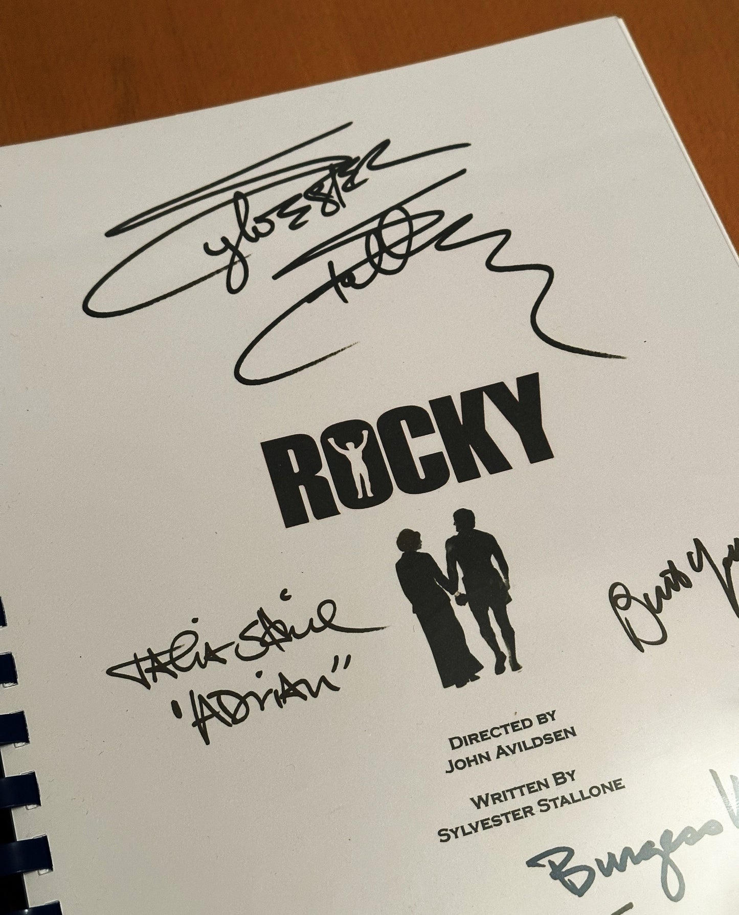 ROCKY Signed Movie Script, present, Birthday Gift, Movie Gift Film Script, Film Present