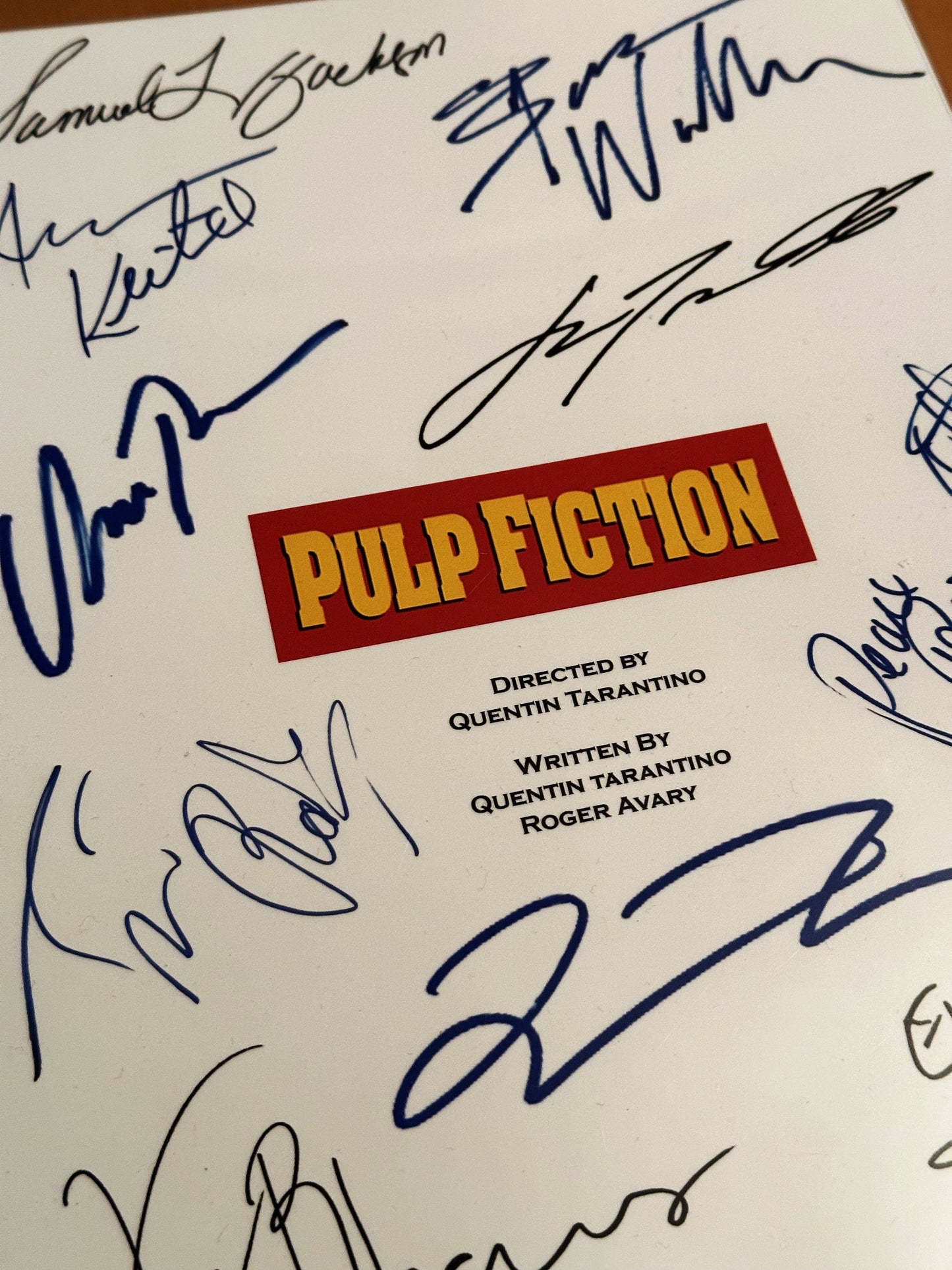 PULP FICTION Signed Movie Script, Movie Present, Birthday Gift, Movie Gift, Film Script, Stocking filler