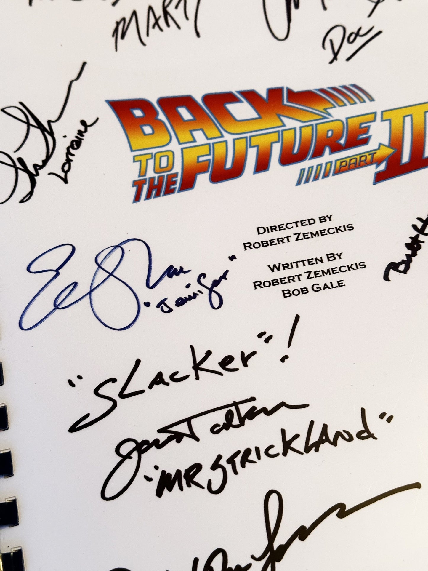 Back To The Future Part 2 Movie Script, Movie Present, Birthday Gift, Movie Gift, Film Script, Stocking filler, Hollywood