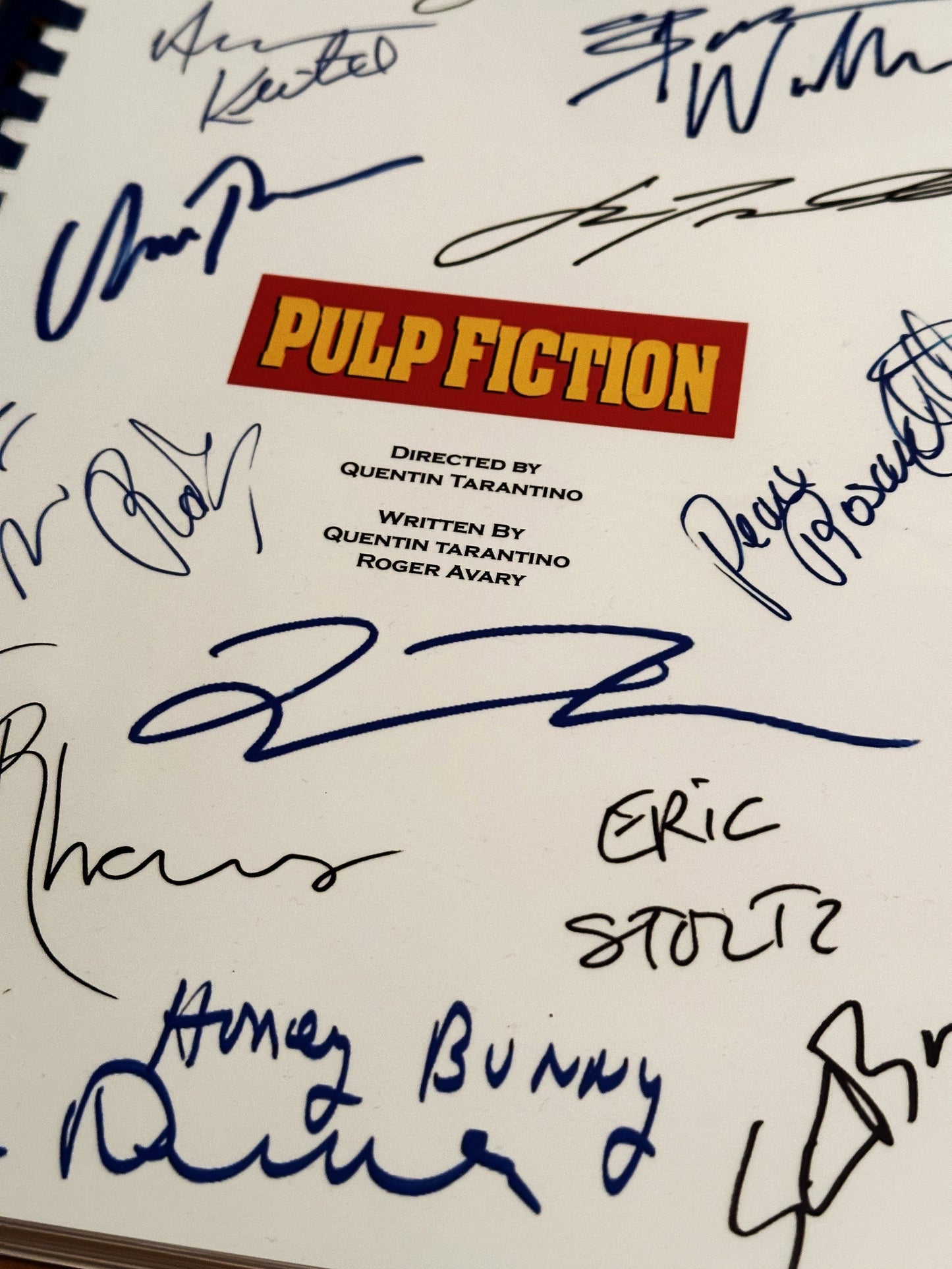 PULP FICTION Signed Movie Script, Movie Present, Birthday Gift, Movie Gift, Film Script, Stocking filler