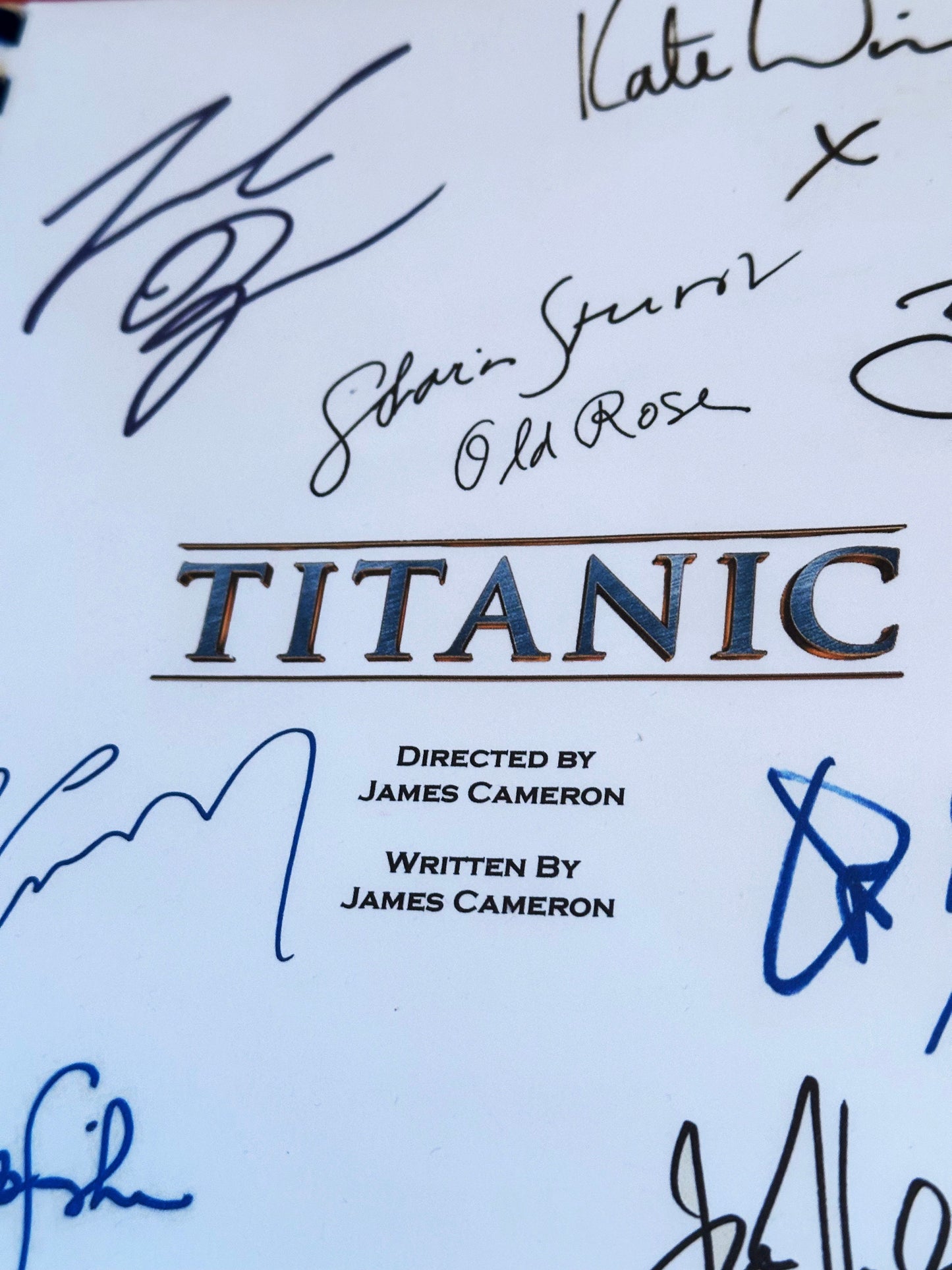 TITANIC Signed Movie Script, Valentines Present, Birthday Gift, Movie Gift, Film Script, Valentine gift, Autograph, Autographs