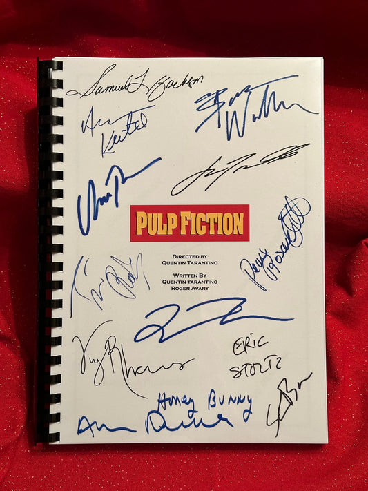 PULP FICTION Signed Movie Script, Movie Present, Birthday Gift, Movie Gift, Film Script, Stocking filler