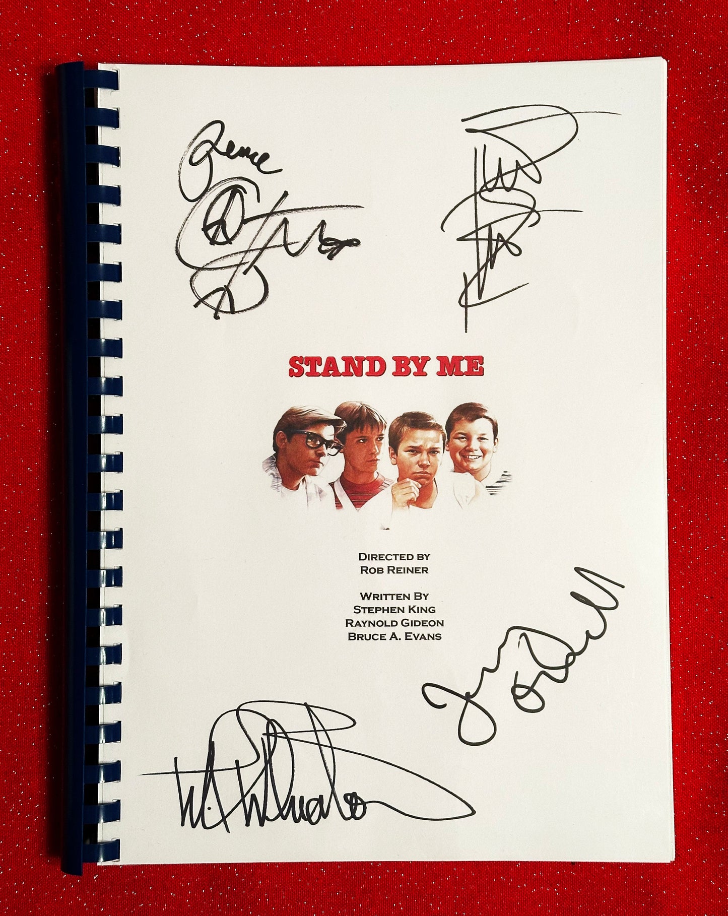 STAND BY ME Signed Movie Script, Birthday Gift, Movie Gift, Film Screenplay, 80's, 1980's