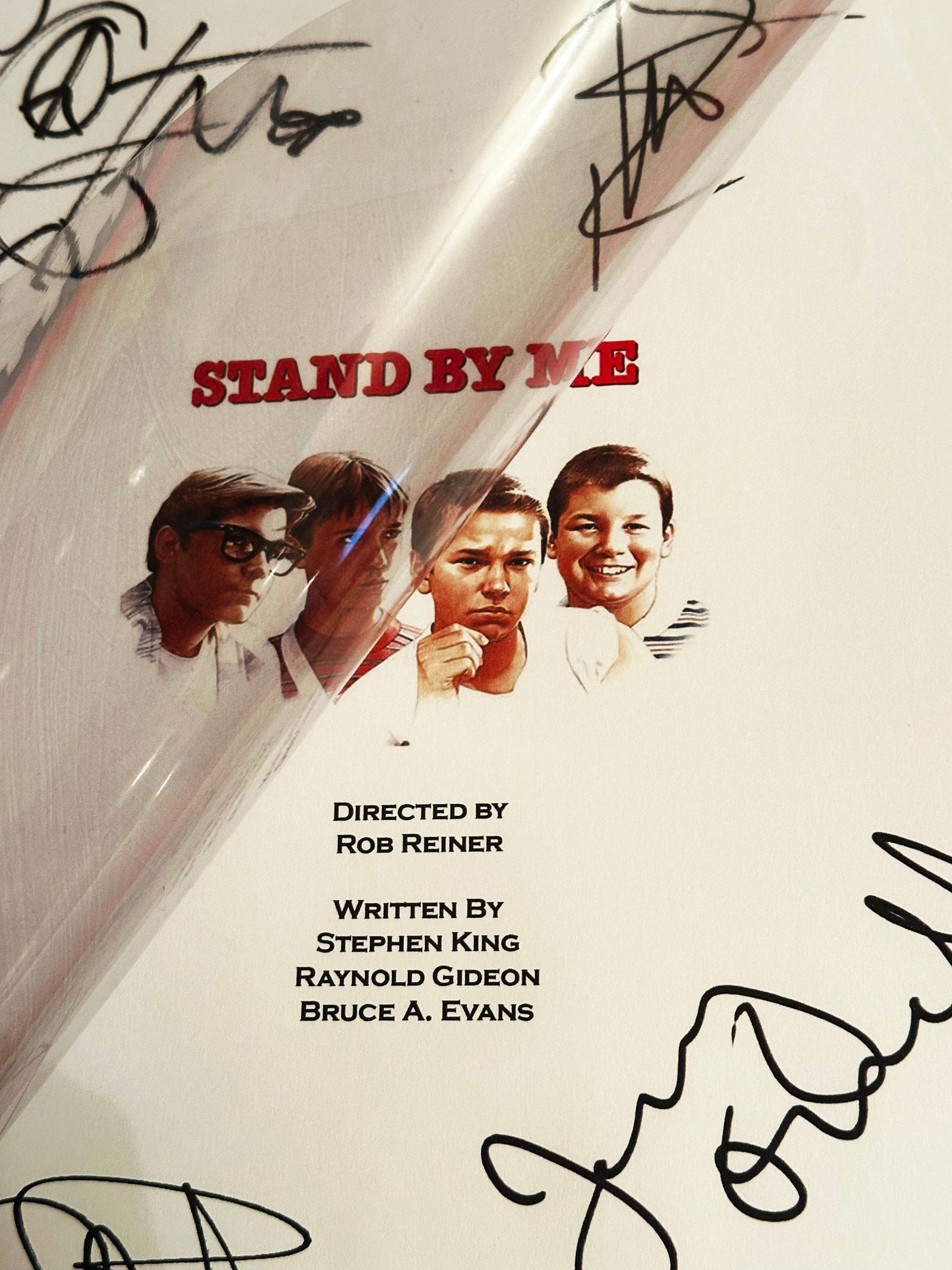 STAND BY ME Signed Movie Script, Birthday Gift, Movie Gift, Film Screenplay, 80's, 1980's