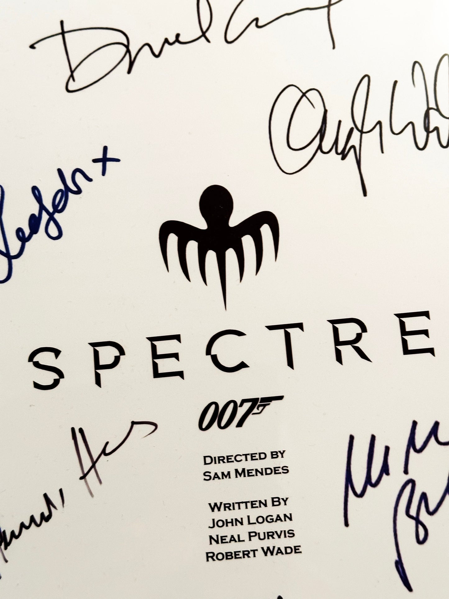 BOND SPECTRE Signed Movie Script, Birthday Gift, Movie Gift, Film Screenplay, 007, James Bond