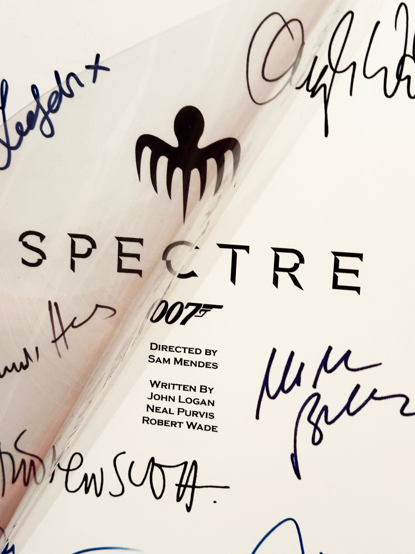 BOND SPECTRE Signed Movie Script, Birthday Gift, Movie Gift, Film Screenplay, 007, James Bond