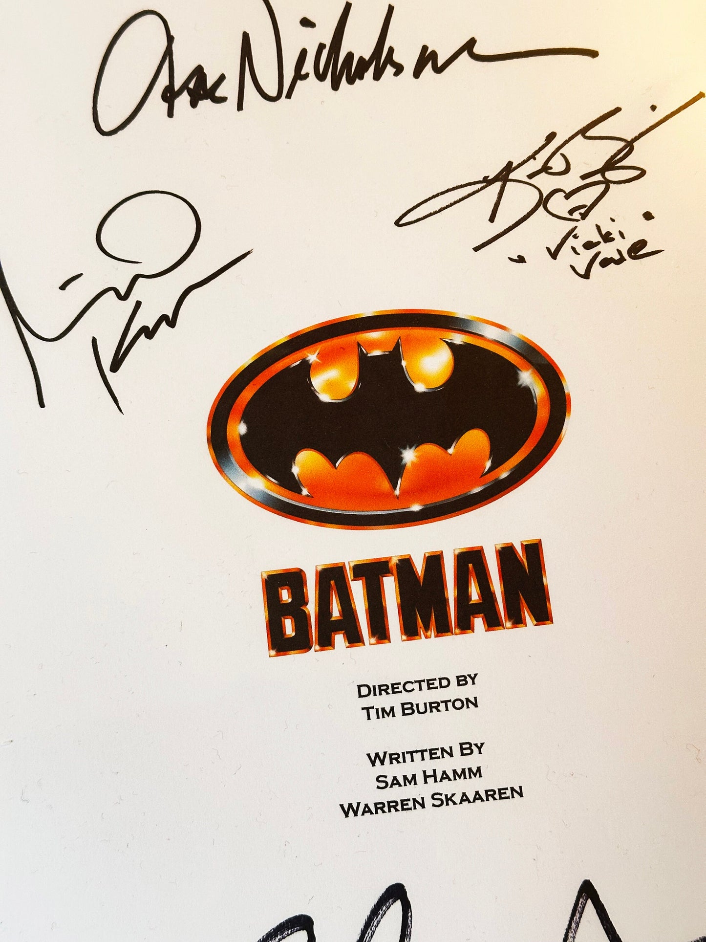 BATMAN Signed Movie Script, Movie Present, Birthday Gift, Movie Gift, Film Script,