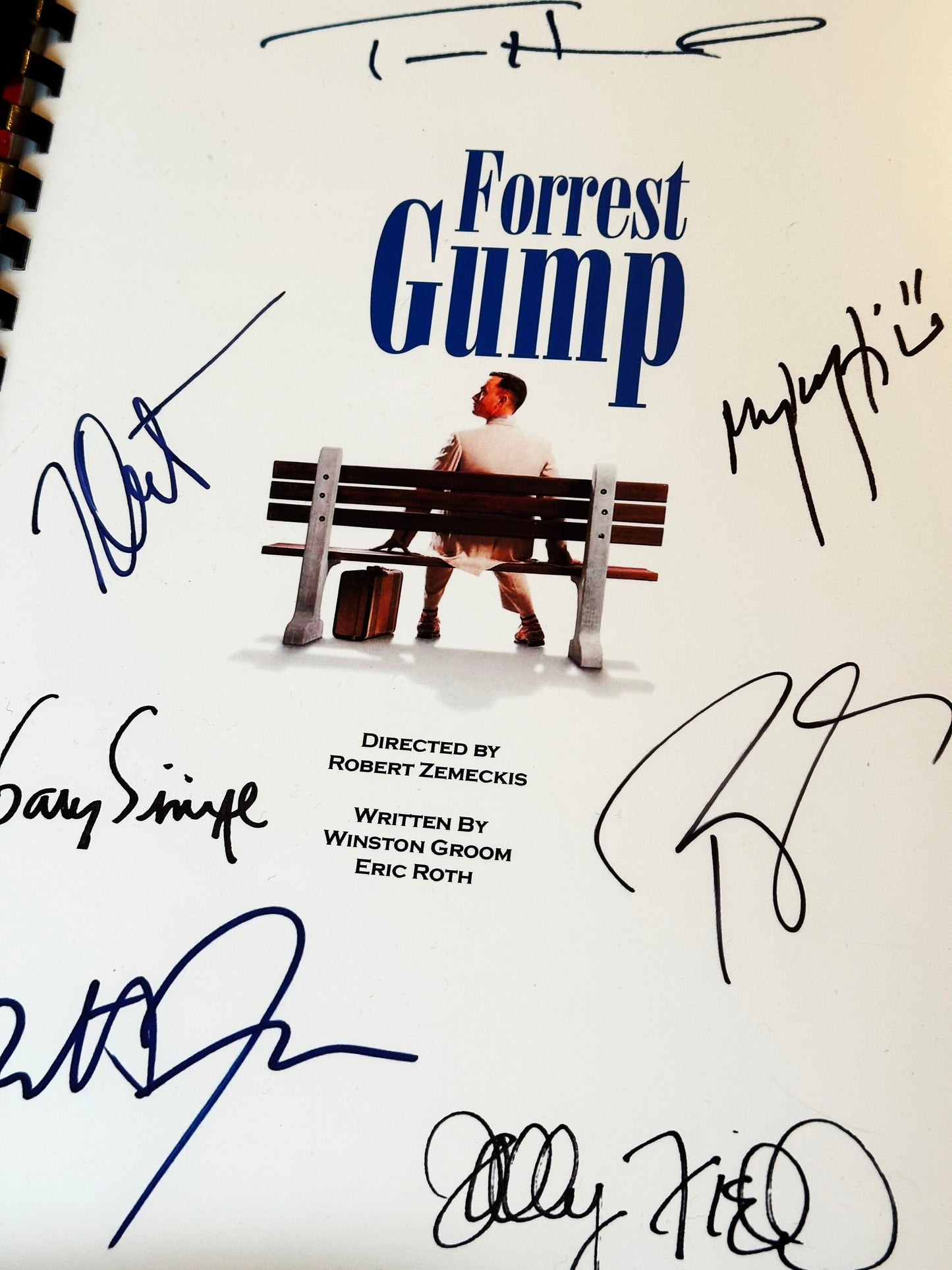 FORREST GUMP Signed Movie Script, Birthday Gift, Movie Gift, Film Script, Screenplay, Autographs, Tom Hanks