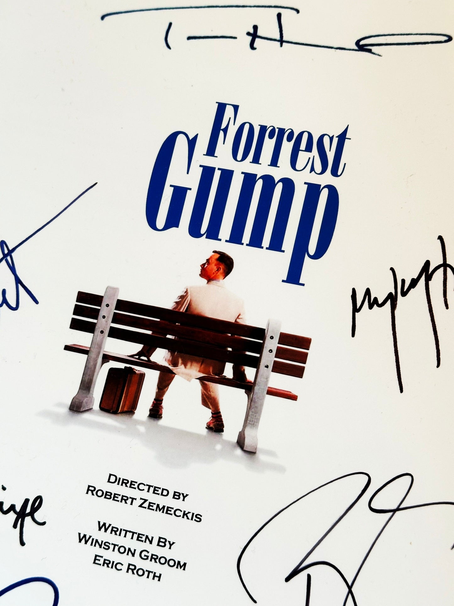 FORREST GUMP Signed Movie Script, Birthday Gift, Movie Gift, Film Script, Screenplay, Autographs, Tom Hanks