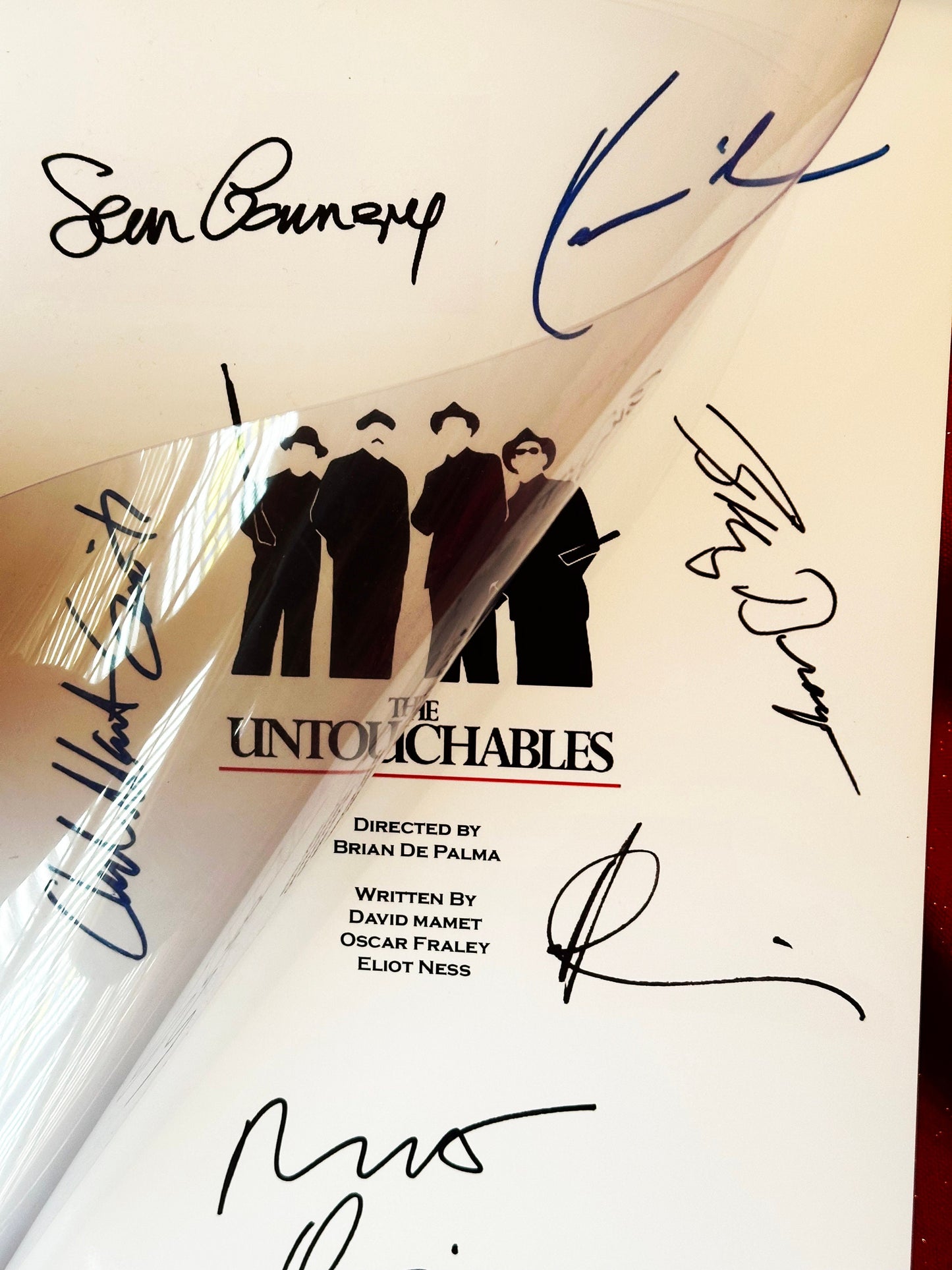 THE UNTOUCHABLES Signed Movie Script, Birthday Gift, Movie Gift, Film Script, Screenplay, Autographs