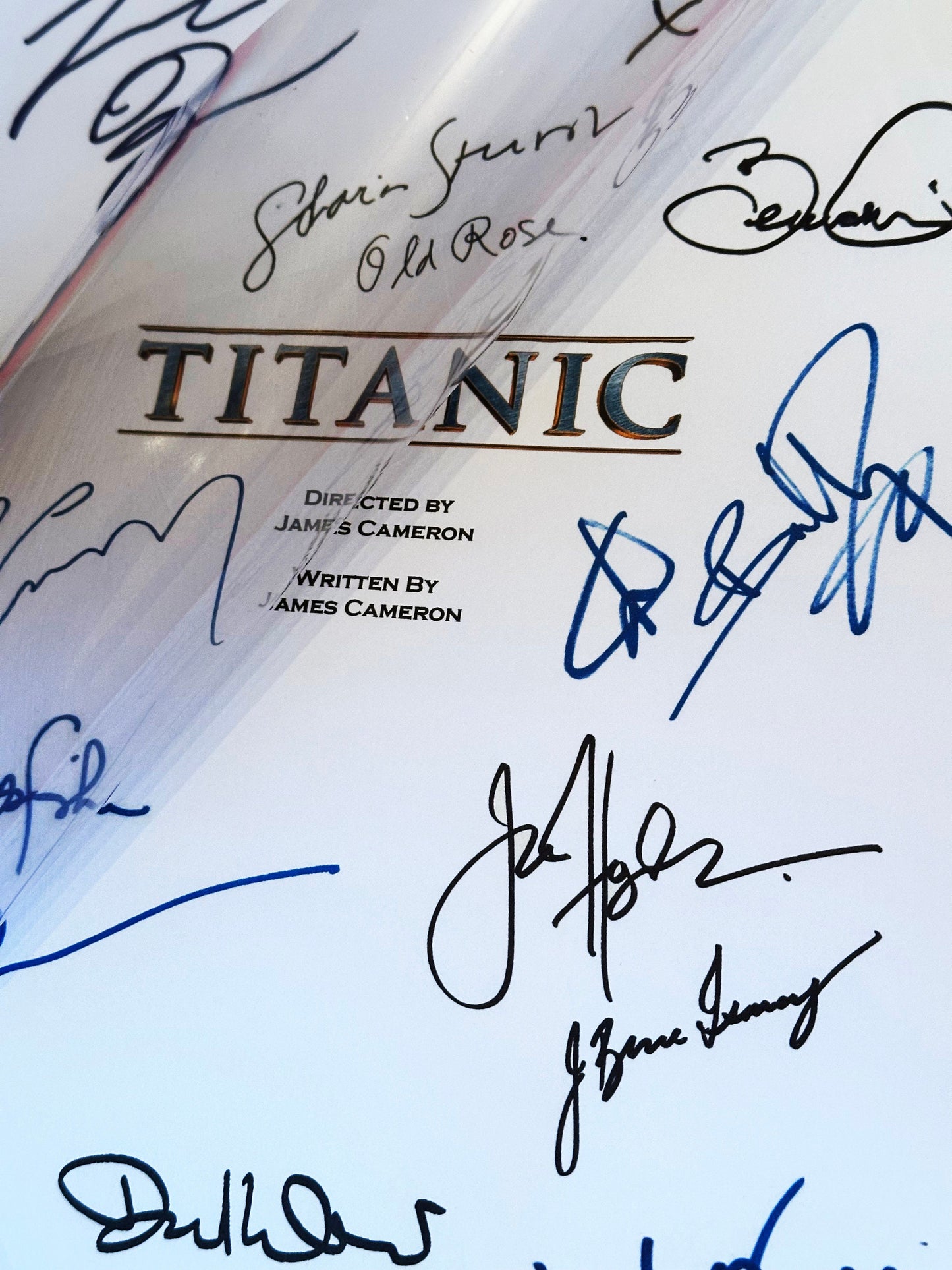 TITANIC Signed Movie Script, Valentines Present, Birthday Gift, Movie Gift, Film Script, Valentine gift, Autograph, Autographs