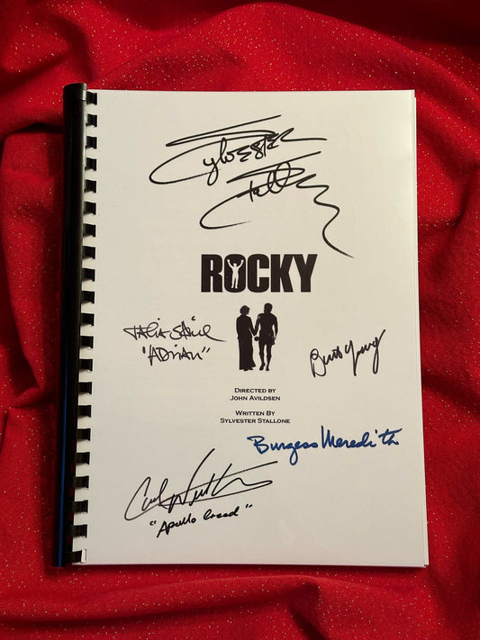 ROCKY Signed Movie Script, present, Birthday Gift, Movie Gift Film Script, Film Present