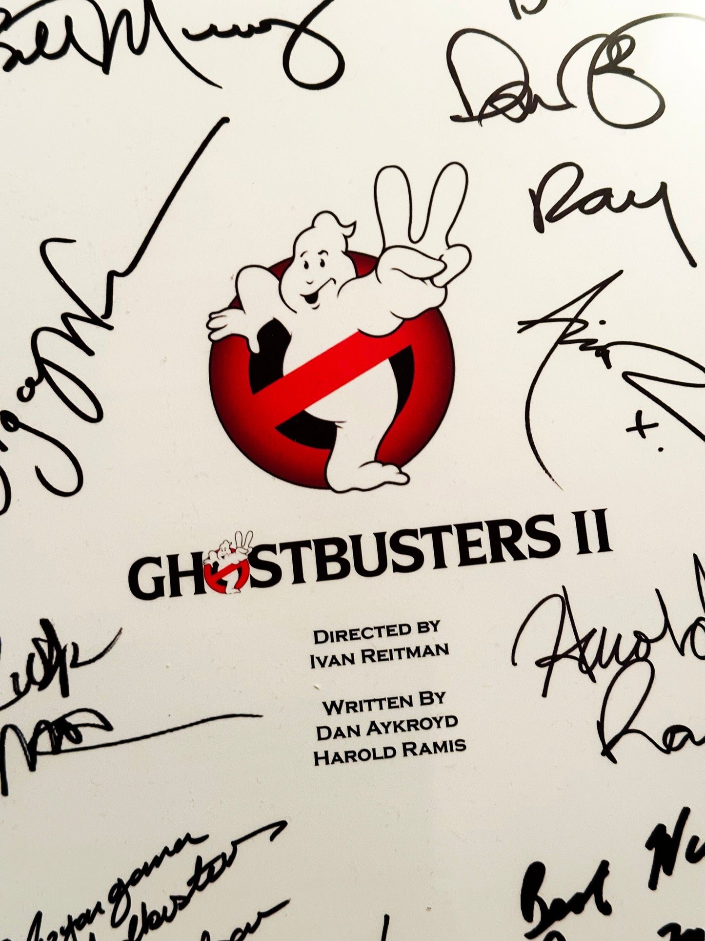 GHOSTBUSTERS 2 Signed Movie Script, Birthday Gift, Movie Gift, Film Screenplay,