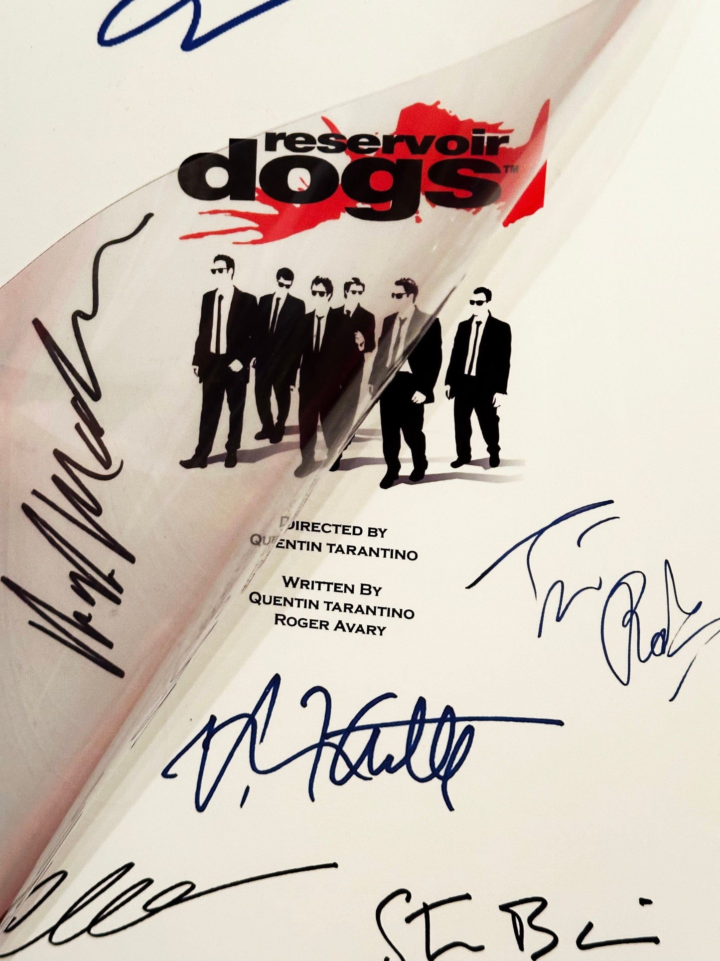 RESERVOIR DOGS Signed Movie Script, Birthday Gift, Movie Gift, Film Screenplay, Tarantino