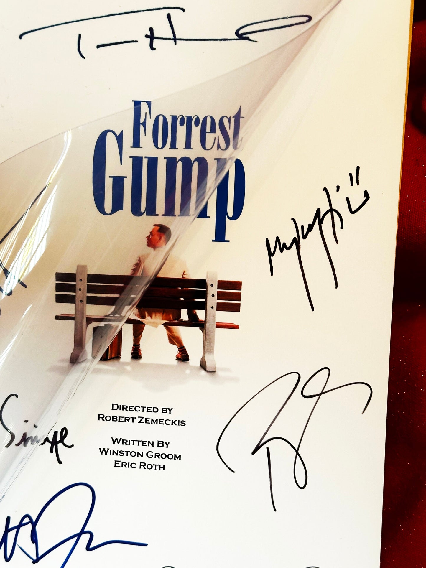 FORREST GUMP Signed Movie Script, Birthday Gift, Movie Gift, Film Script, Screenplay, Autographs, Tom Hanks