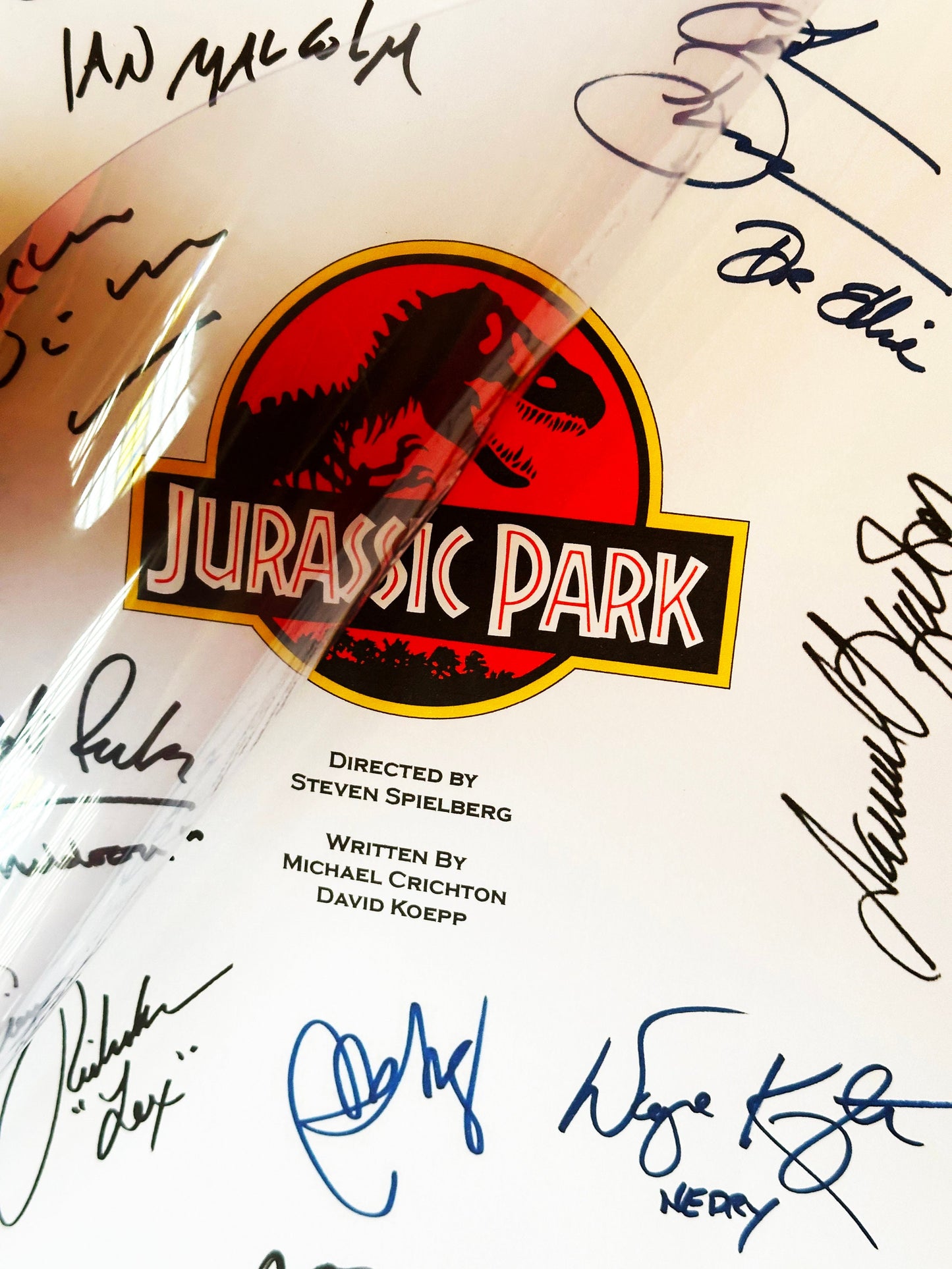 JURASSIC PARK Signed Movie Script, Birthday Gift, Movie Gift, Film Script, Screenplay, Autographs