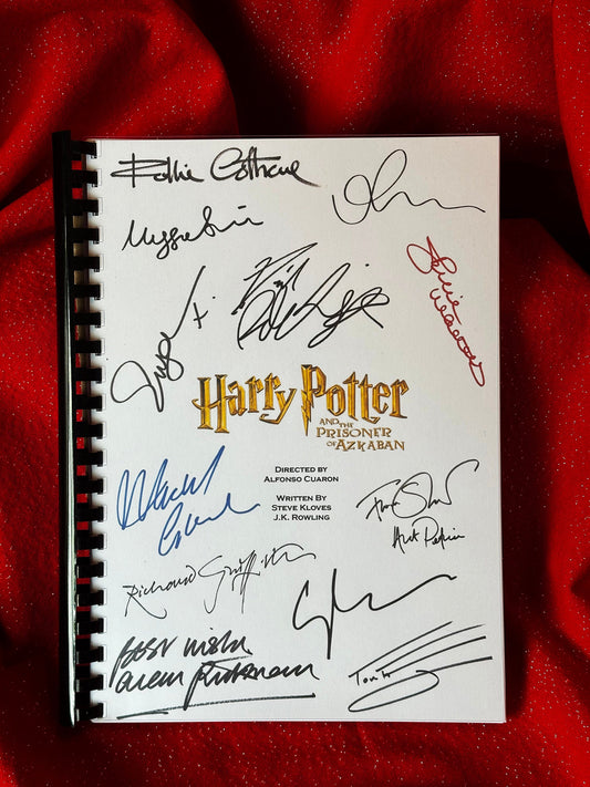 HARRY POTTER Prisoner Of Azkaban, Signed Movie Script, Movie Present, Birthday Gift, Movie Gift, Film Script,