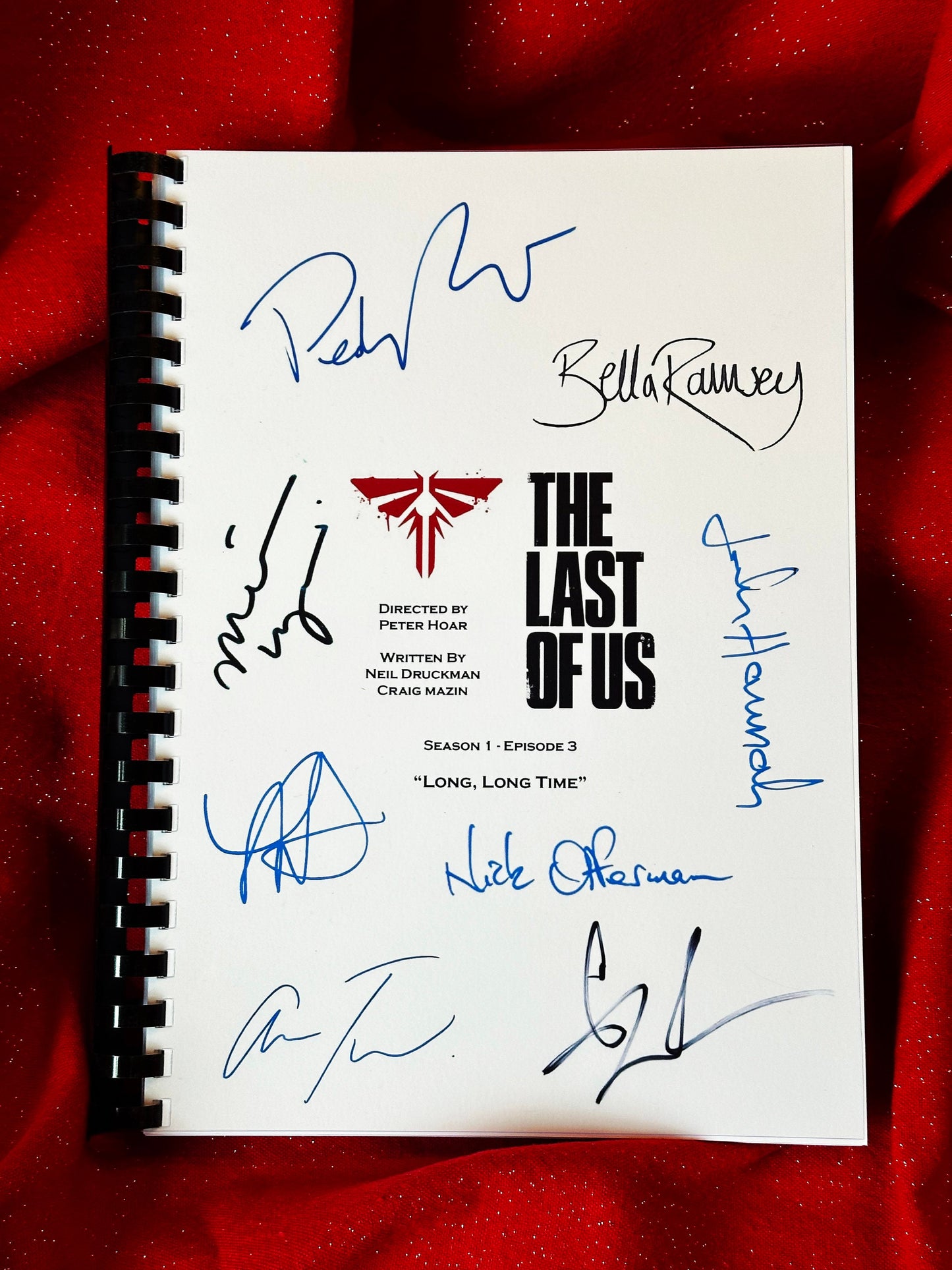 The Last Of Us Signed Movie Script, Birthday Gift, Movie Gift, Film Script, Screenplay, Autographs, Present