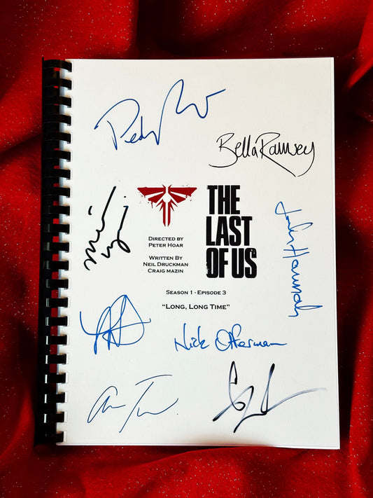 The Last Of Us Signed Movie Script, Birthday Gift, Movie Gift, Film Script, Screenplay, Autographs, Present