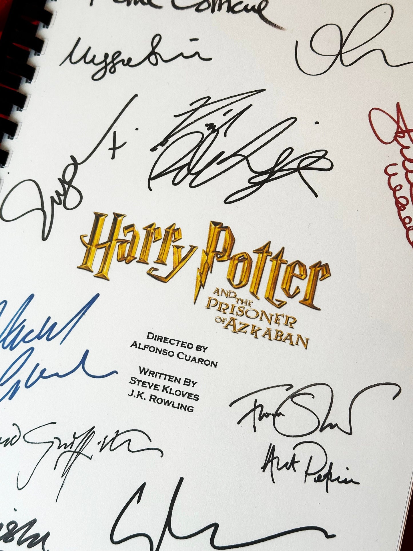 HARRY POTTER Prisoner Of Azkaban, Signed Movie Script, Movie Present, Birthday Gift, Movie Gift, Film Script,