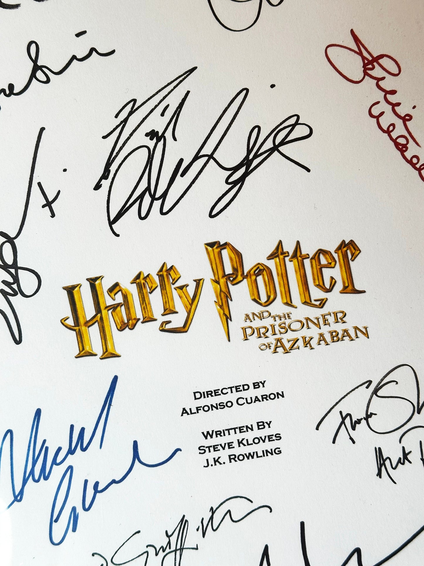 HARRY POTTER Prisoner Of Azkaban, Signed Movie Script, Movie Present, Birthday Gift, Movie Gift, Film Script,