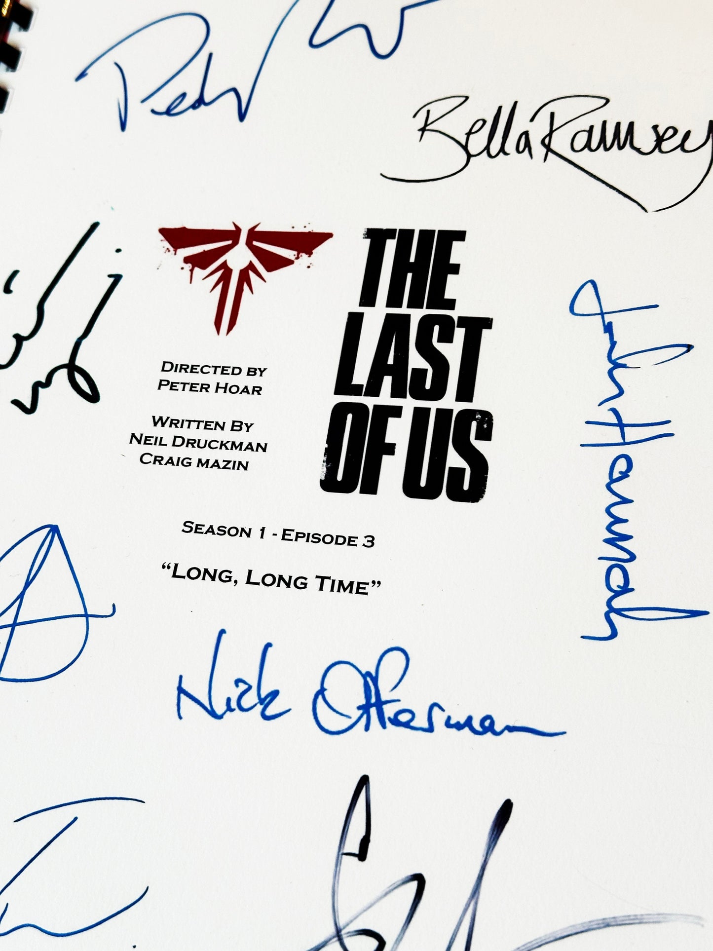 The Last Of Us Signed Movie Script, Birthday Gift, Movie Gift, Film Script, Screenplay, Autographs, Present