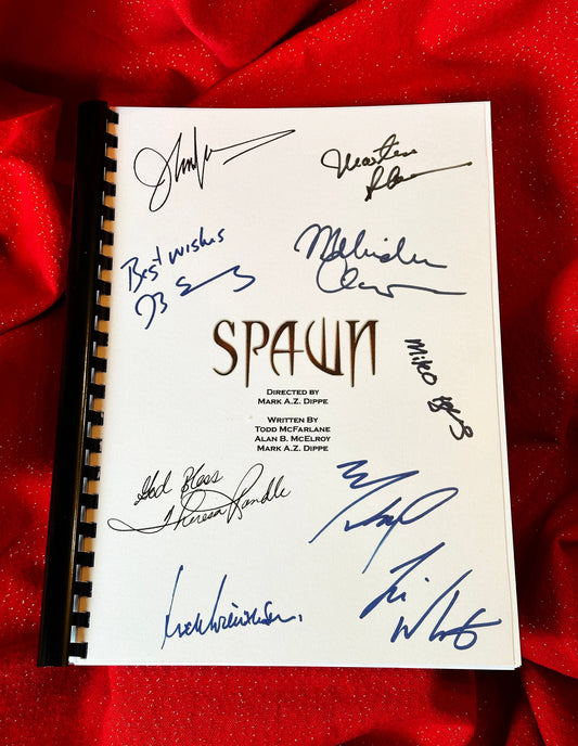 SPAWN Signed Movie Script, Present, Birthday Gift, Movie Gift, Film Script, Film Present, Movies, Cinema,