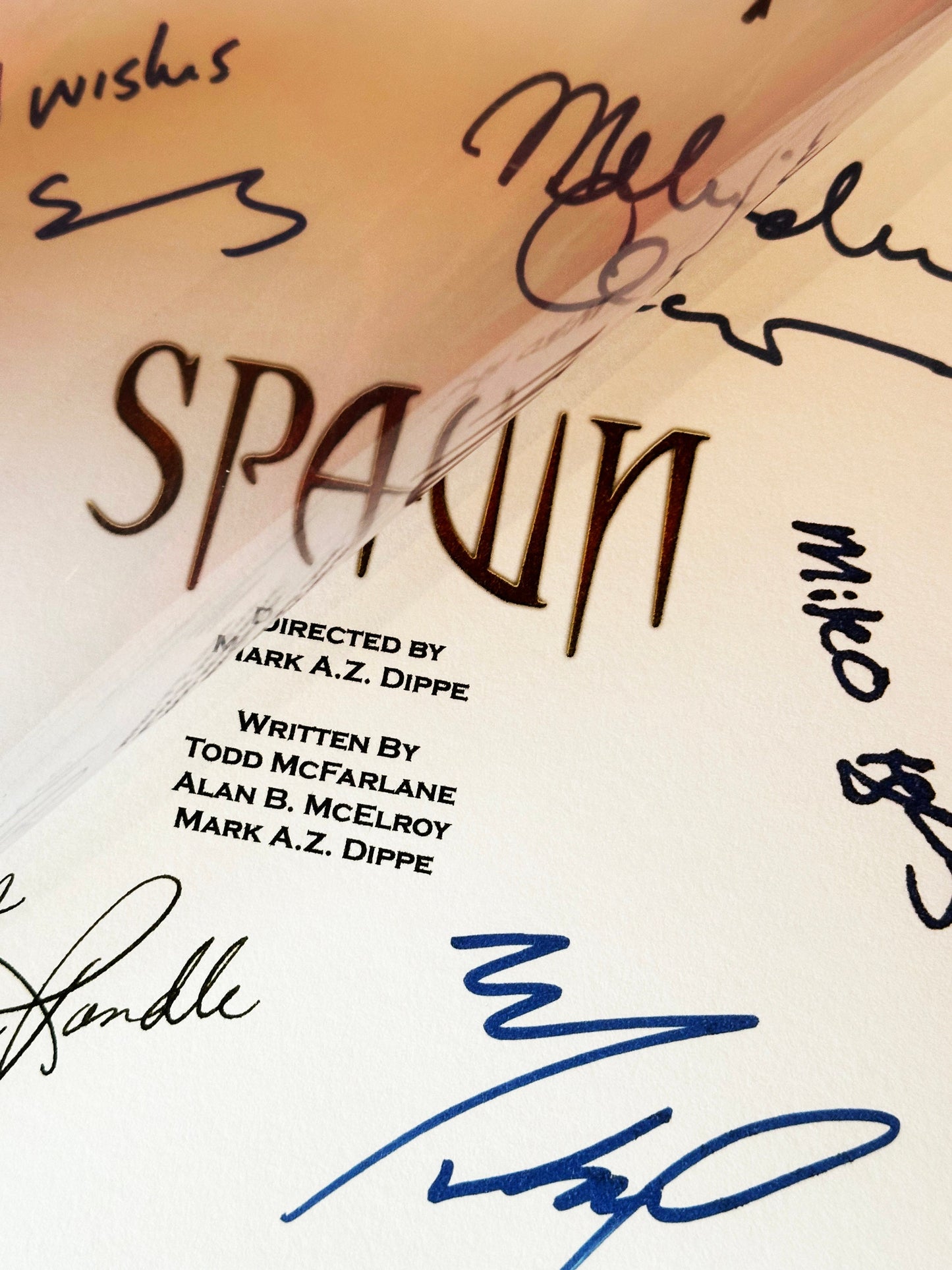 SPAWN Signed Movie Script, Present, Birthday Gift, Movie Gift, Film Script, Film Present, Movies, Cinema,