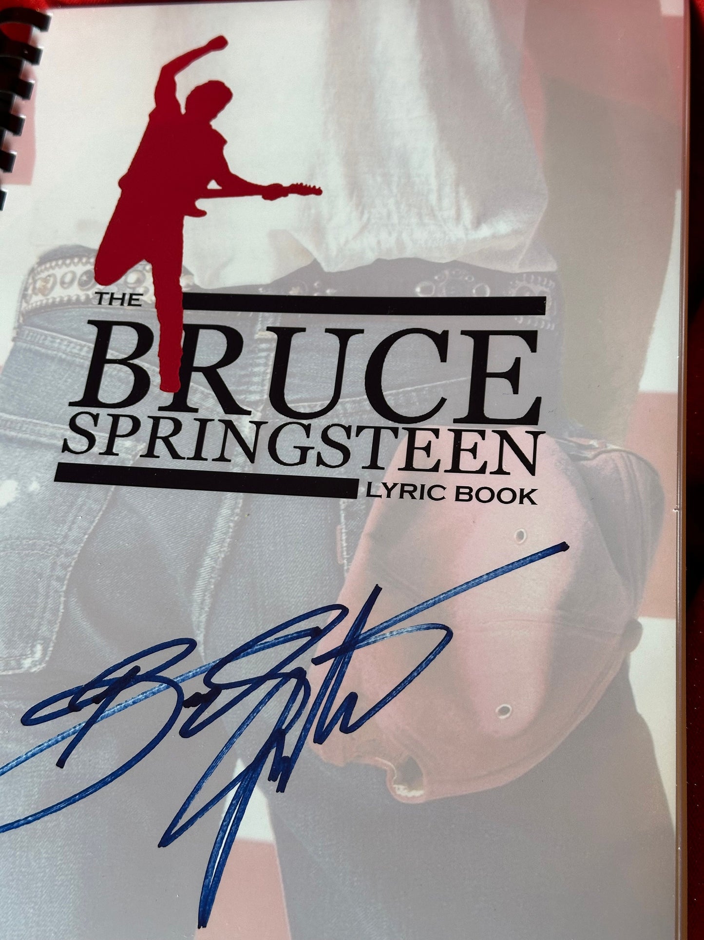 BRUCE SPRINGSTEEN Signed Lyric Book, Reprint, Birthday Gift, Music Gift, Band, Pop Music,