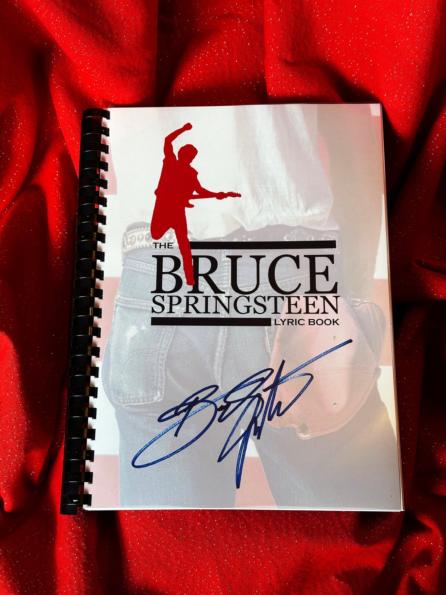 BRUCE SPRINGSTEEN Signed Lyric Book, Reprint, Birthday Gift, Music Gift, Band, Pop Music,