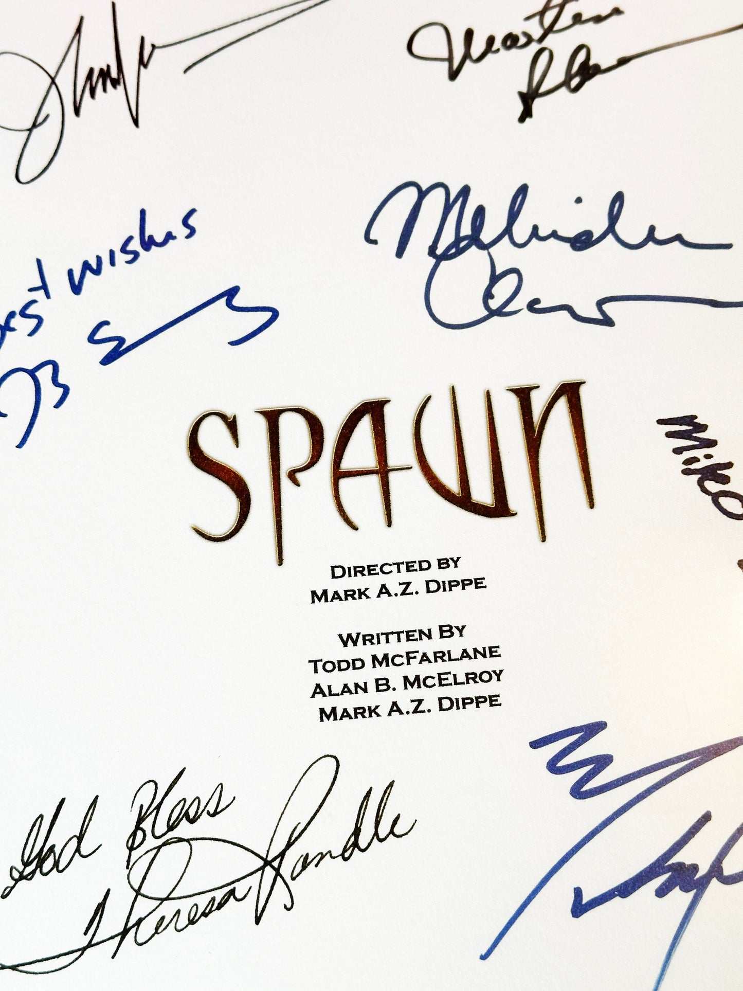 SPAWN Signed Movie Script, Present, Birthday Gift, Movie Gift, Film Script, Film Present, Movies, Cinema,