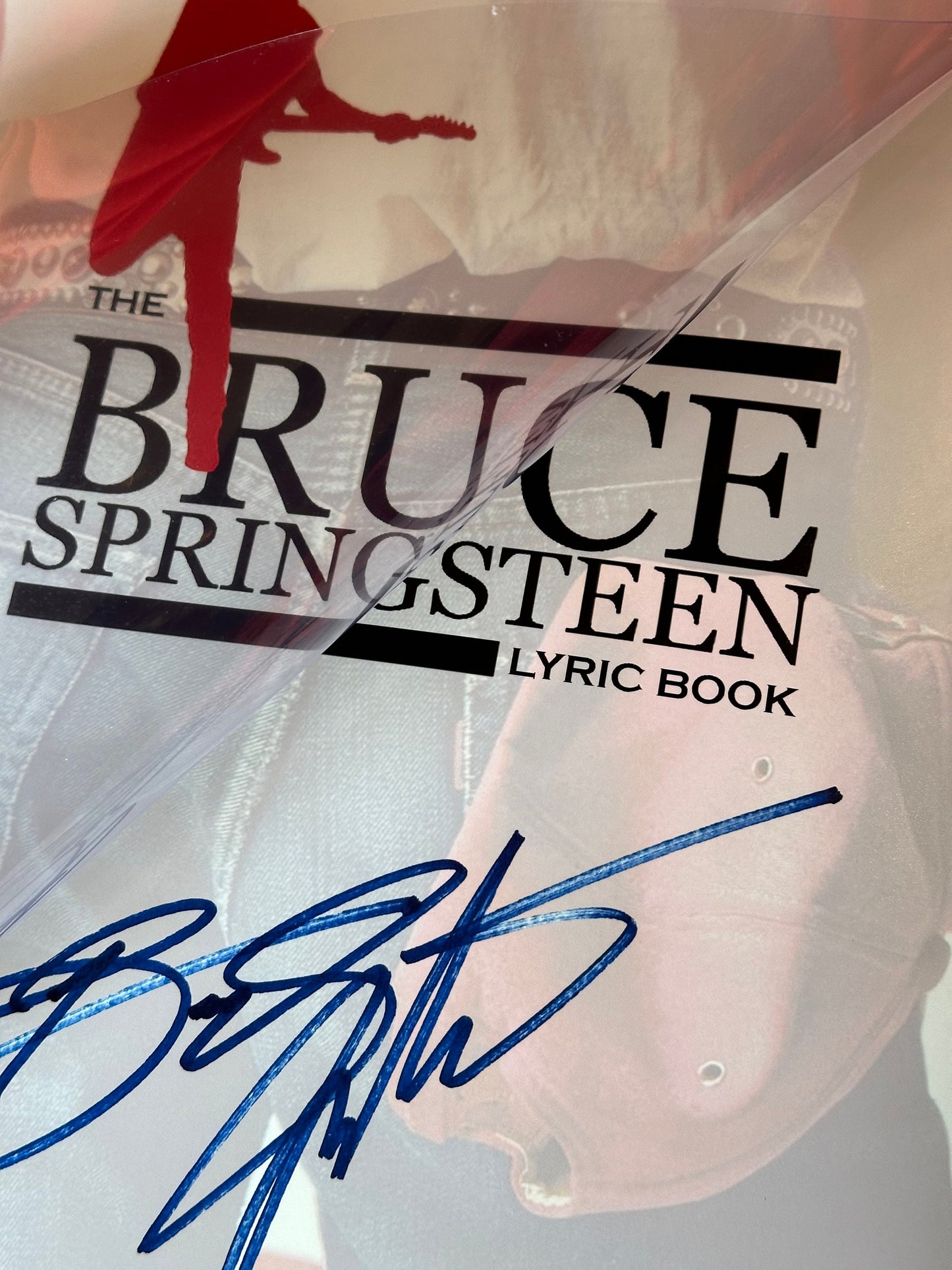 BRUCE SPRINGSTEEN Signed Lyric Book, Reprint, Birthday Gift, Music Gift, Band, Pop Music,