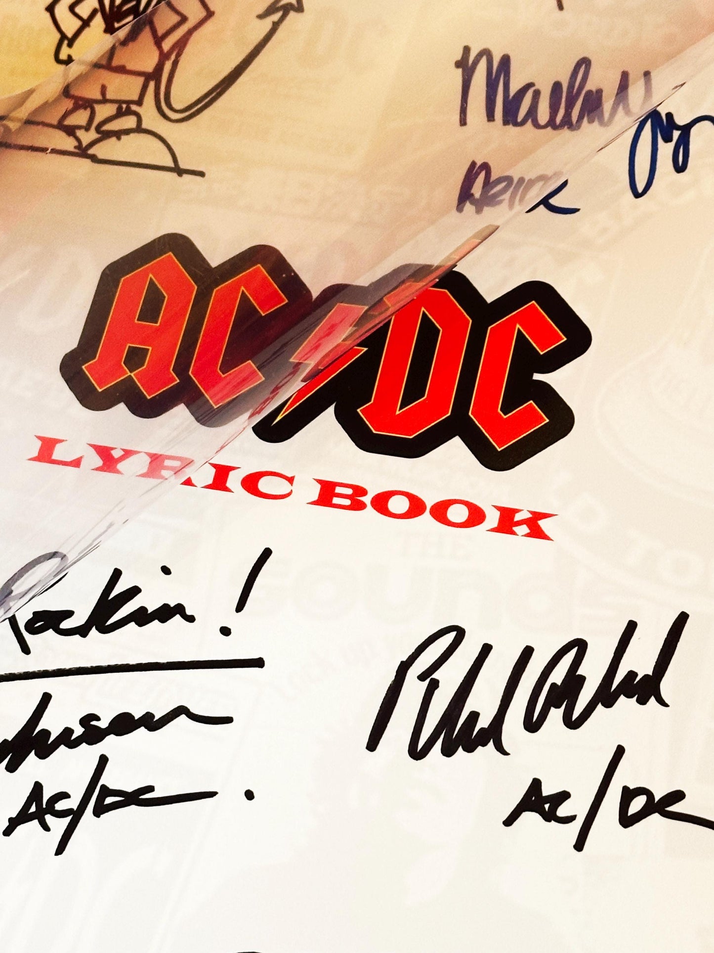 AC/DC Lyric Book, Birthday Gift, Movie Gift, Songs, Rock, ACDC, Heavy Metal, Band