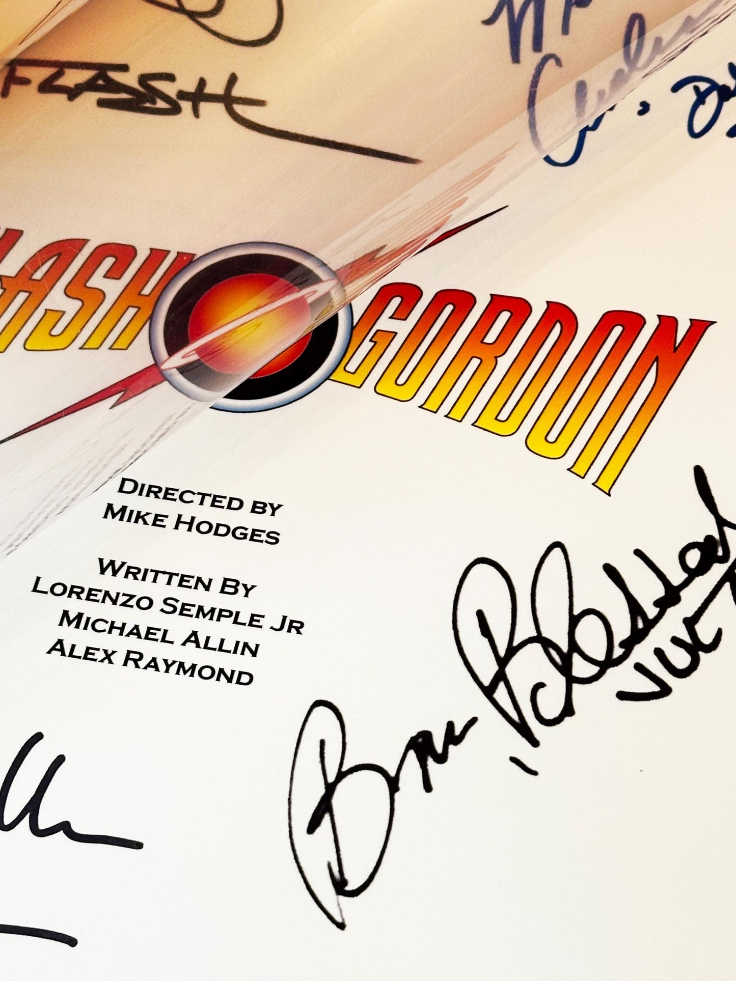 FLASH GORDON Signed Movie Script, Birthday Gift, Movie Gift, Film Script, 80's, 1980's